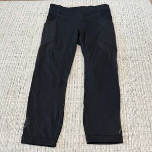 Black Wunder Under Leggings Lululemon